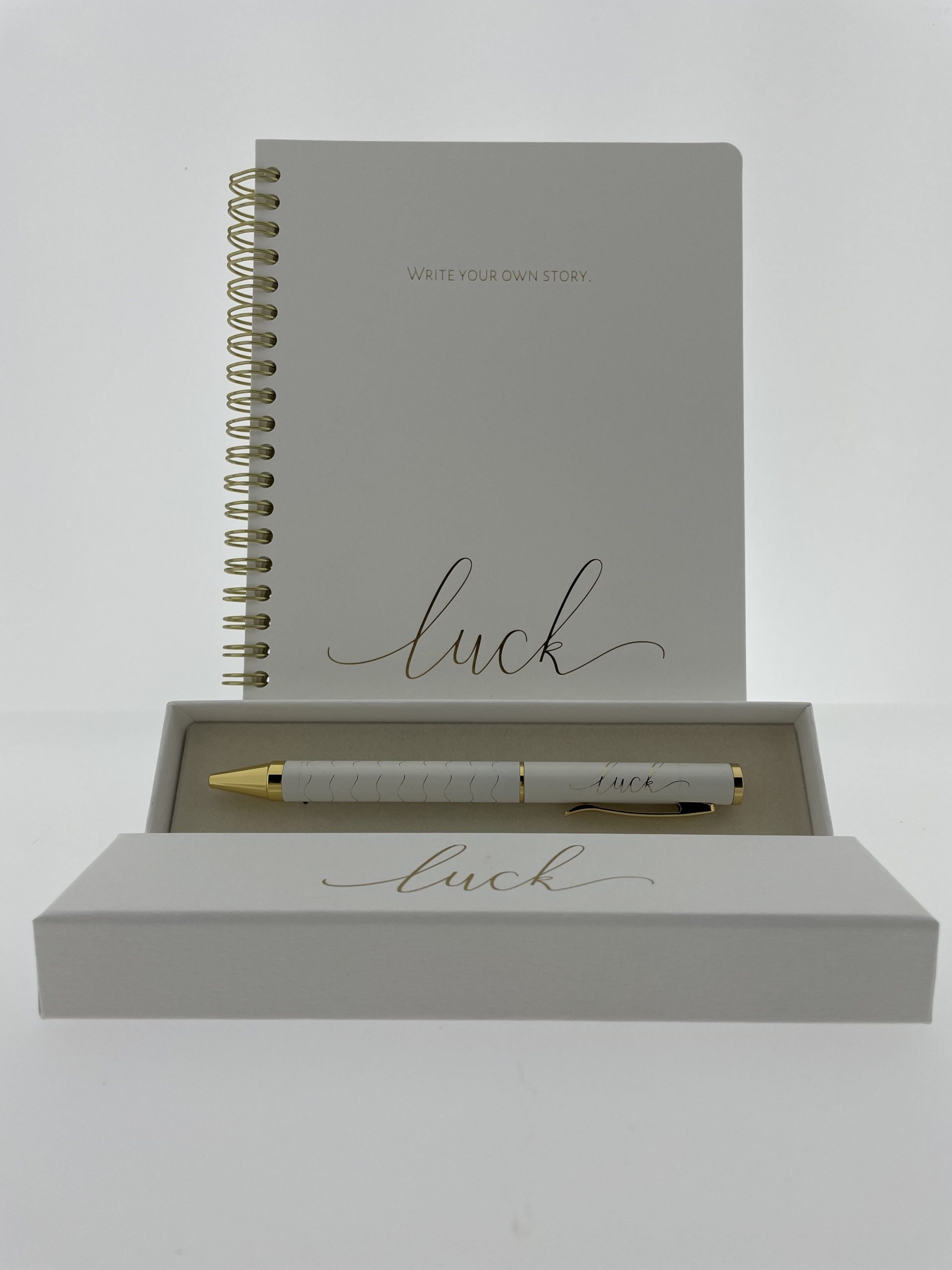 Luck, goud, schrift, pen, luxe